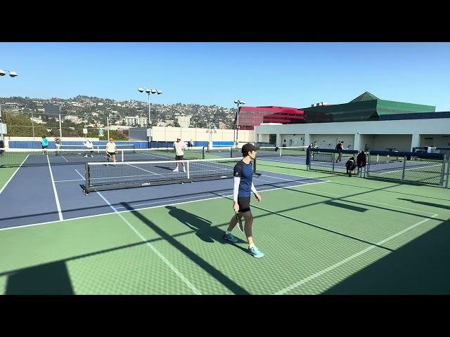 Victoria and Igor Playing Great Pickleball! 