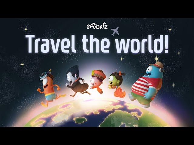 Travel The World Song | Spookiz | Cartoons for Kids