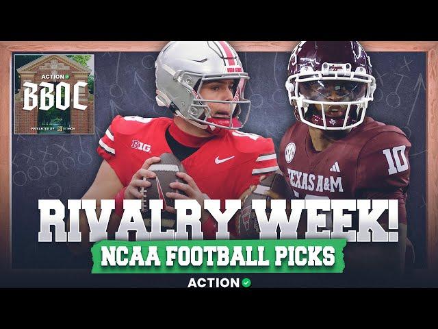 Will Texas A&M UPSET Texas and Save Their Playoff Hopes? | Week 14 College Football Best Bets | BBOC