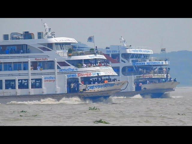 দুরন্ত গতিতে ইমাম-৫ কে ওভারটেক করছে বোগদাদীয়া-৭ |amader launch