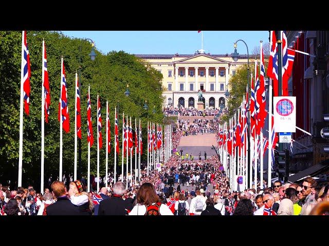 Norway's Constitution Day may 17 2022 in Oslo