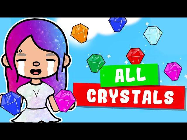 HOW TO FIND ALL CRYSTALS AND DIAMONDS IN TOCA BOCA | TUTORIAL AND HACKS