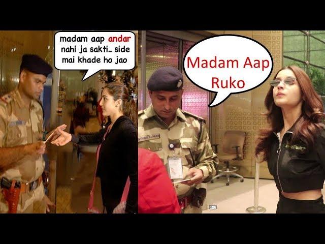 Bollywood Celebs Embarrassing Moments At Airport Security Checking Stopped | Sara Ali Khan, Salman