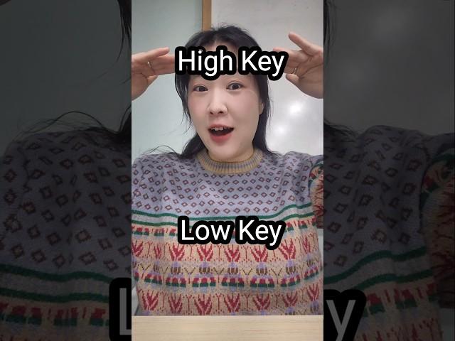 요즘 원어민들의 슬랭, Low Key 알고 가세요