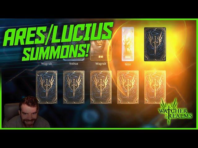 AMAZING Ares and Lucius Summons! || Watcher of Realms