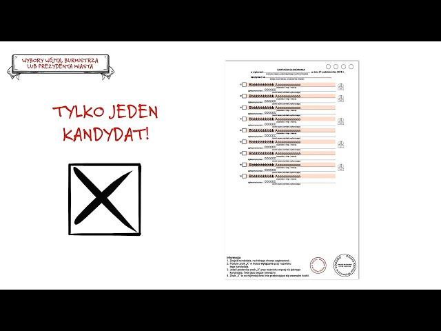 Wybory samorządowe 2018: Jak oddać głos? - I tura