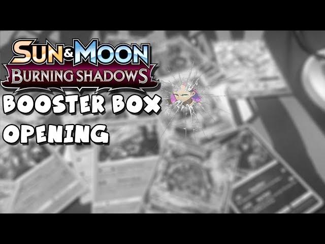 FINALLY A SECRET RARE PULL!! | Opening Pokemon Burning Shadows Booster Box