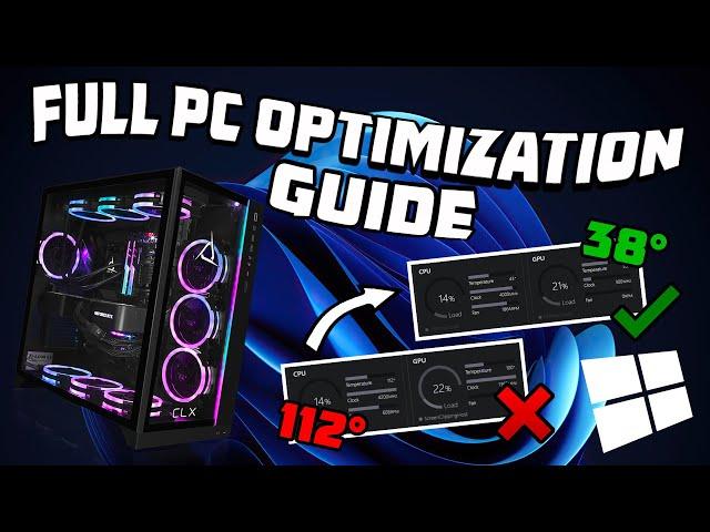 (30+ FPS BOOST) Full PC Optimization Guide 2025 | Windows 11