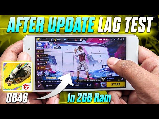 After OB46 Update Free Fire Lag Test In 2GB Ram