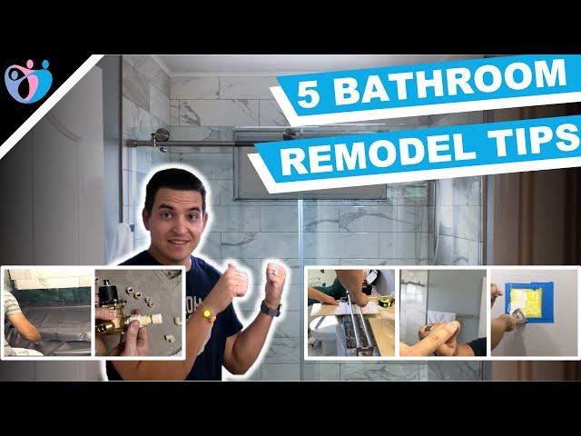 5 tips on how to remodel your bathroom | Bathroom DIY mistakes