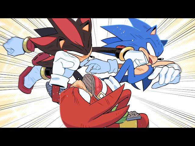 We Played The Most HILARIOUS  3 Player Sonic Fighting Game