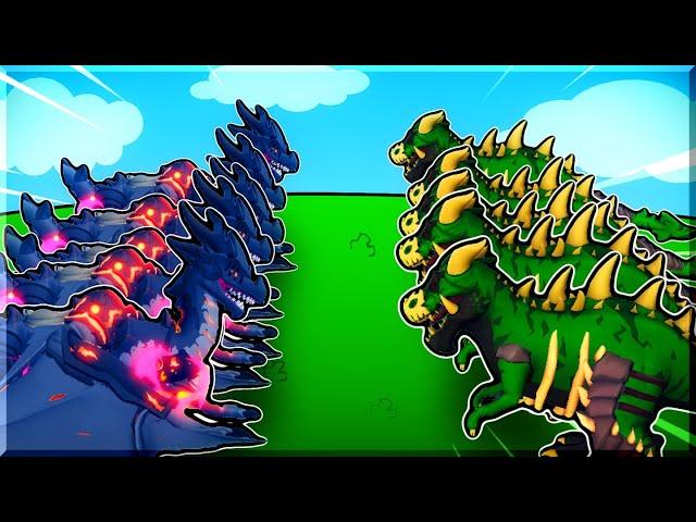 5 WESTERN DRAGONS VS 5 T-REX USERS WHO WINS?