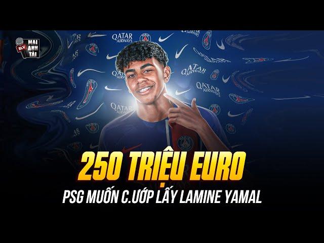 PSG CHI 250 TRIỆU EURO ĐỂ C.ƯỚP LẤY LAMINE YAMAL: BARCA LẬP TỨC TỪ CHỐI, ĐỪNG CÓ MƠ VỀ NEYMAR 2.0!