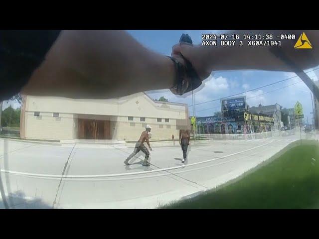 Columbus police release bodycam of officers firing shots at knife-wielding man near RNC in Milwaukee