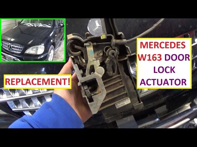 How to Remove and Replace Door Actuator Mercedes W163 ML230 ML270 ML320 ML350 ML400 ML430 ML500