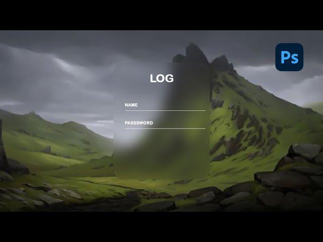 Learn How To Create Glass Morphism Effect In Photoshop Tutorial