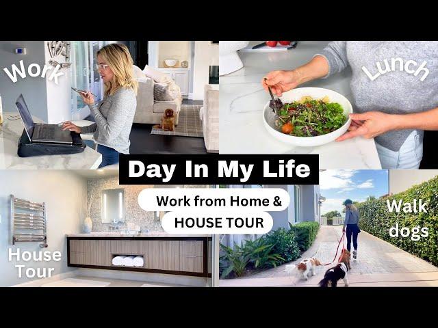 DAY IN MY LIFE - Work From Home & HOUSE TOUR: Breakfast, Editing, Meetings, Lunch