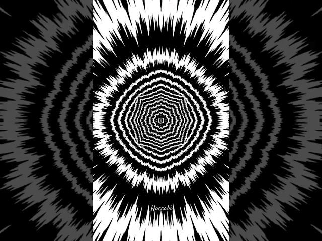 Monochrome Hypnosis: A Mesmerizing Black and White Illusion. #illustration #trippy #shorts