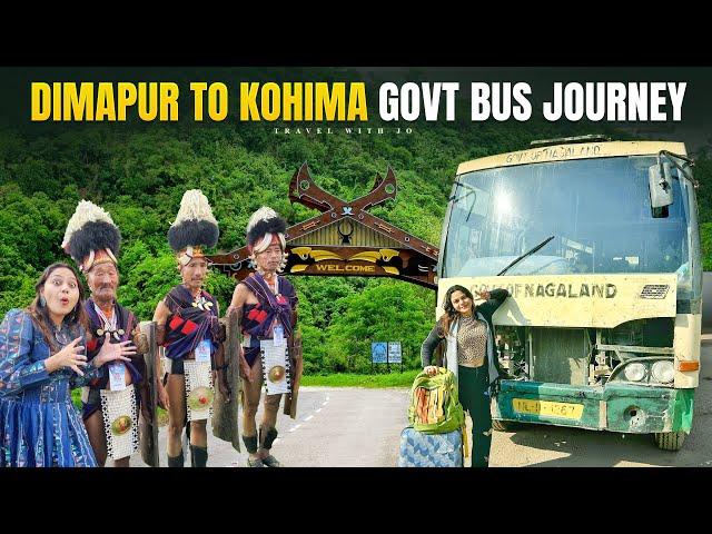 Nagaland govt. bus journey || Dimapur to Kohima bus || Nagaland state transport #northeast