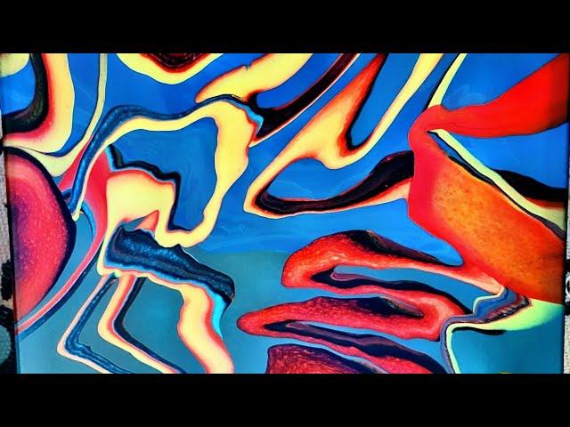 FLUID ART FREESTYLE!  3 VIDEOS! - ACRYLIC POURING