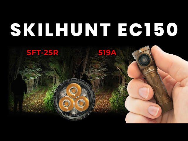 Skilhunt EC150 519A vs SFT 25R Comparison, EDC, USB C Charging, Flashlight