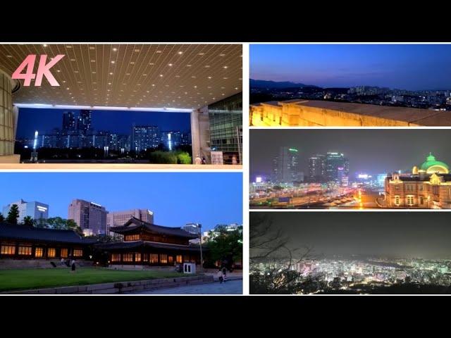 [4K] [EN/KR CC] 5 Best Night Views of Seoul, South Korea