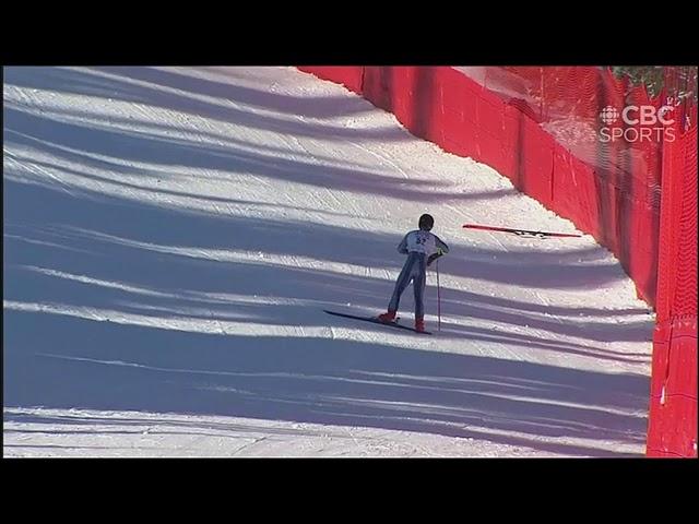 Downhill ski crash - Florian Schieder, Kvitfjell 2020