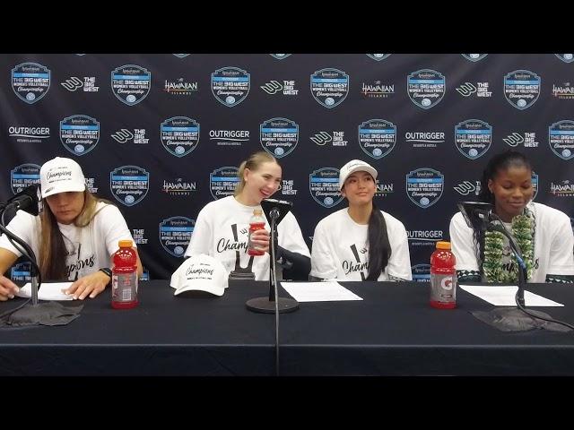 2024 Big West Women's Volleyball Championship Final - No. 2 seed Hawai'i