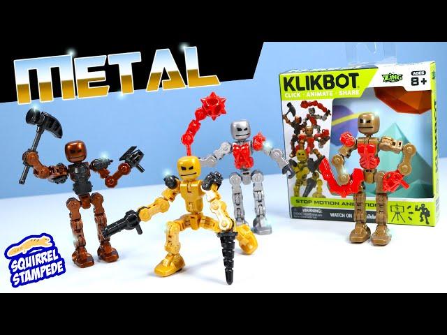 KlikBot Series 2 Metal Bots Zing Action Figure Review Stikbot