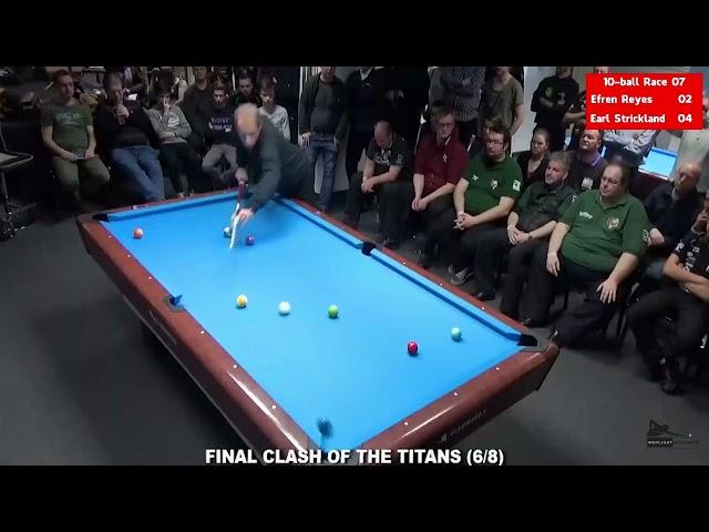 REMATCH | Efren Reyes vs Earl Strickland | Final Clash of The Titans