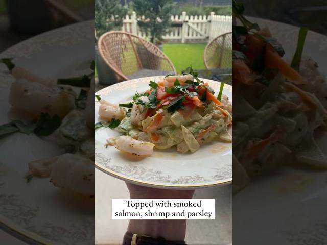 Alfredo Pasta: High Protein, Low Carb, Gluten Free, Dairy Free #lowcarb #protein  #glutenfree