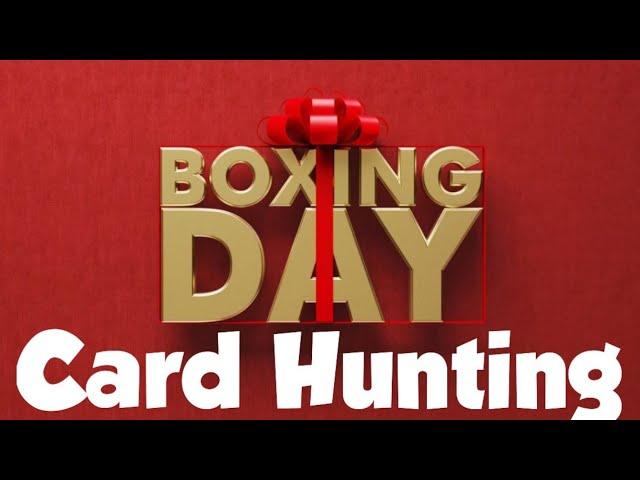 Boxing Day Card Hunting!!! Hockey card Hunting for hockey card packs and hockey card Blaster boxes