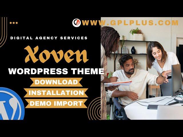 Xoven - Digital Agency Services WordPress Theme , Download , Installation & Demo Import