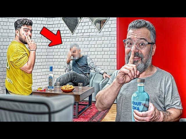 با کینگ سلبا جلوی باباش عرق خوردیم و سیگار کشیدیمPrank