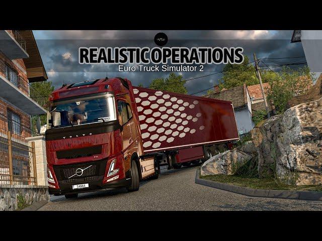 Realistic Operations-The Most Realistic Mods of Ets 2-New Volvo FH Aero [Premium2024]. [1.52+1.53]