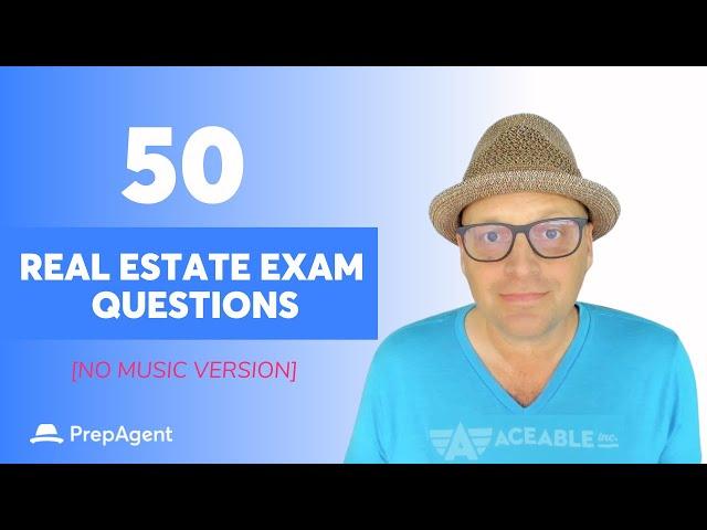 50 Real Estate Exam Questions and Answers Review [2023]