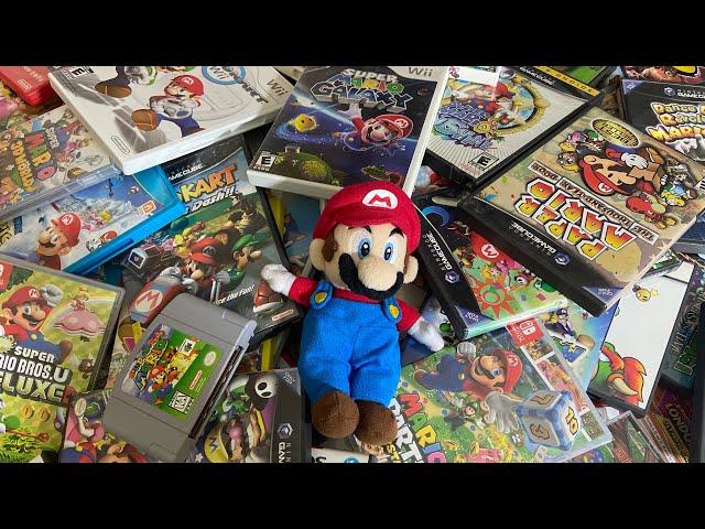 My ENTIRE MARIO GAME COLLECTION (The Mario Bible) | LuigiFan