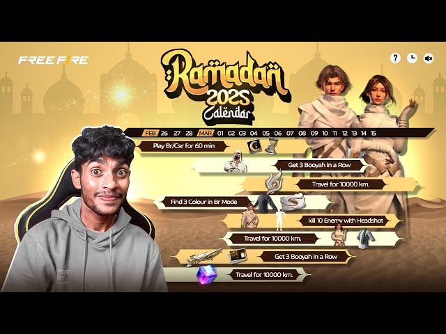 RAMADAN 2025 CALENDAR  Garena Free Fire