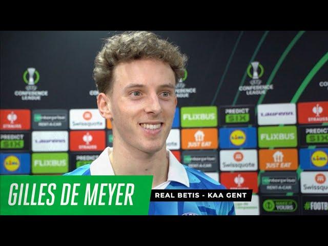 ️ Gilles De Meyer: "Een hele stap van de Chillax Arena naar Real Betis"