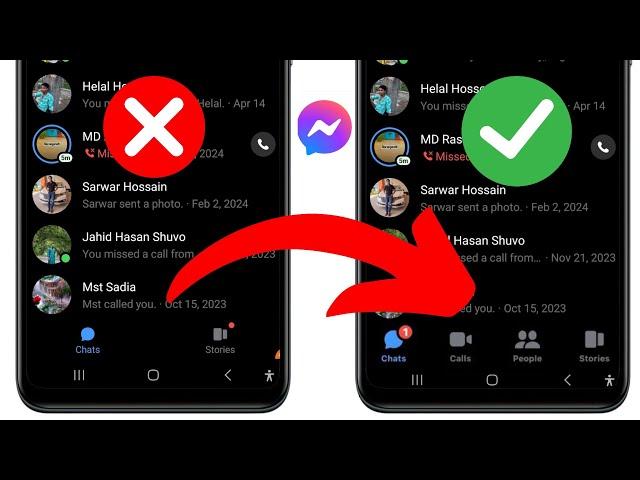 How to Fix Messenger People Option Not Showing Problem | People Option Missing on Messenger