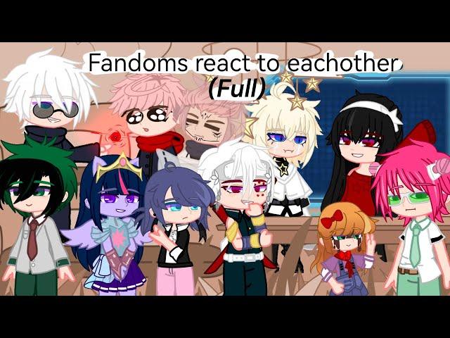 |×| Fandoms react to each other |×| Anime/Game/Cartoon |×| FULL SEASON |×| Akira |×|