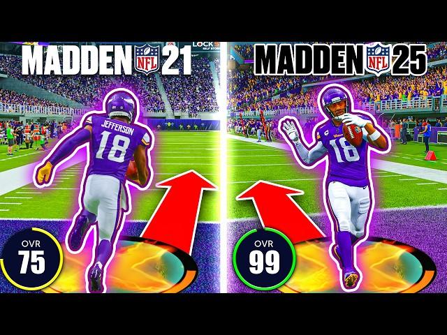 Scoring A 99 Yard Touchdown With Justin Jefferson In EVERY Madden!