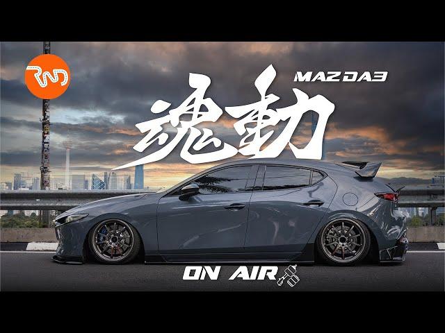 Mazda3 on air | Bagged & dropped to the ground