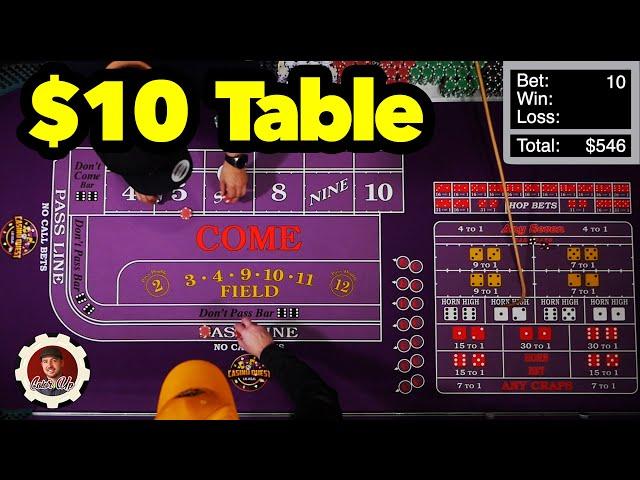 My Favorite Craps Strategy on a $10 Table