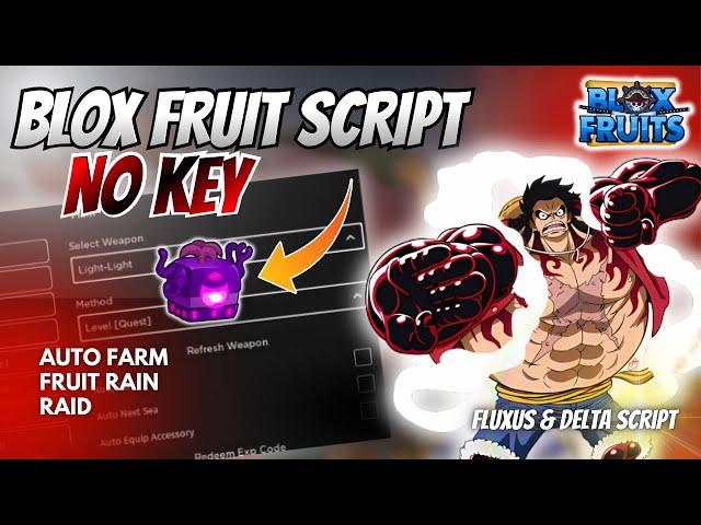 ️ [EXTREME] Script Blox Fruit Mobile No Key | FRUIT RAIN & AUTO FARM | RAID | Fluxus & Delta Script