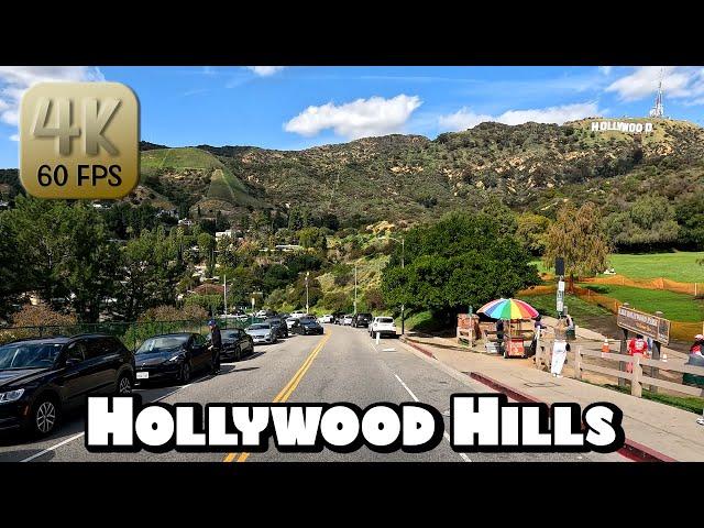 Driving Around the Hollywood Hills in 4k Video