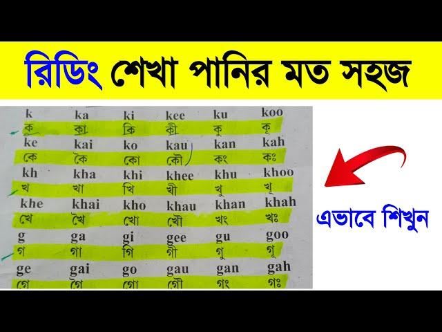 ইংরেজি রিডিং পানির মত সহজ।How to learn english reading books।English reading practice