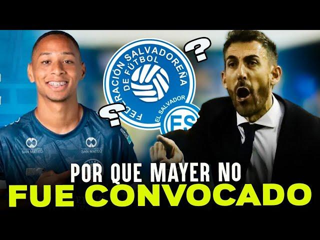 ¿POR QUÉ MAYER GIL NO FUE CONVOCADO POR DAVID DÓNIGA? LA EXPLICACIÓN DE LA AUSENCIA DEL SALVADOREÑO