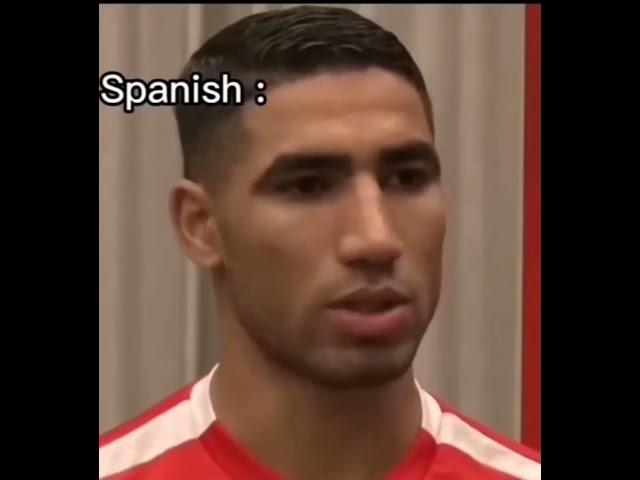 Hakimi can speak every language