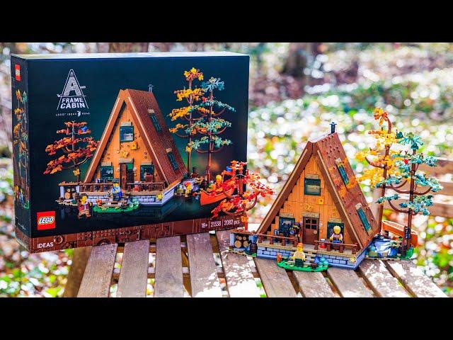 LEGO A-Frame Cabin REVIEW | Set 21338